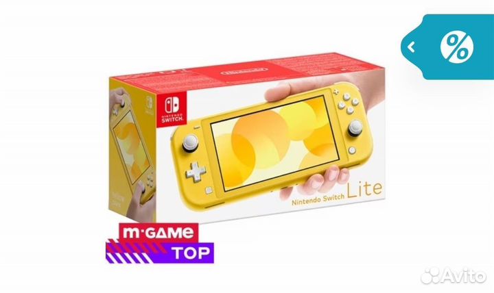 Nintendo switch lite с играми 128гб