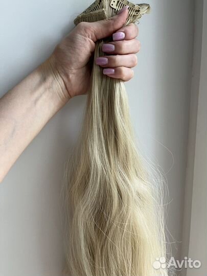 Волосы на заколках. Трессы