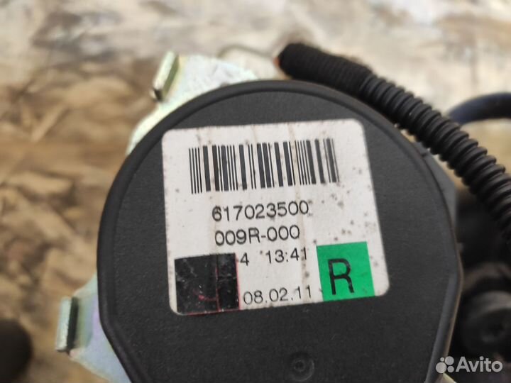 Ремень безопасности с пиропатроном Opel Astra J