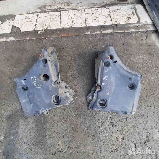 Мерседес 220, 215 защита днища передняя