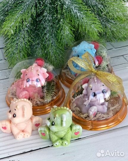 Мыло ручной работы Дракончики Новый год