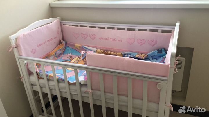 Кроватка Красная Звезда с маятниковым механизмом б