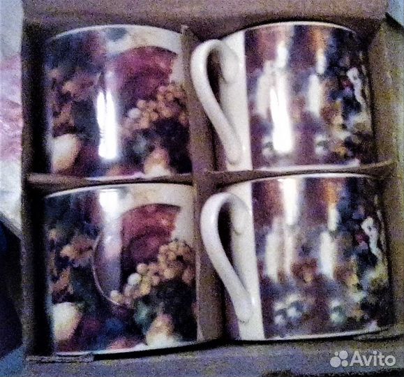 Чайный сервиз на 4 персоны новый