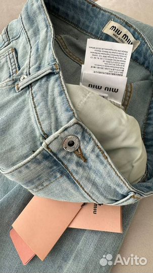 Джинсы MIU MIU