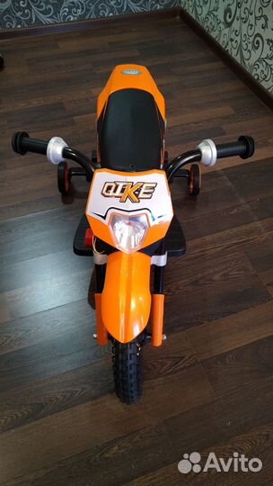 Детский электромотоцикл Qike TD Orange