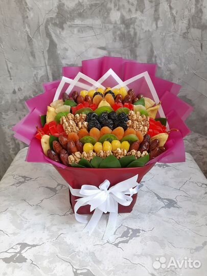 Букеты из сухофруктов для учителя/мамы/бабушки