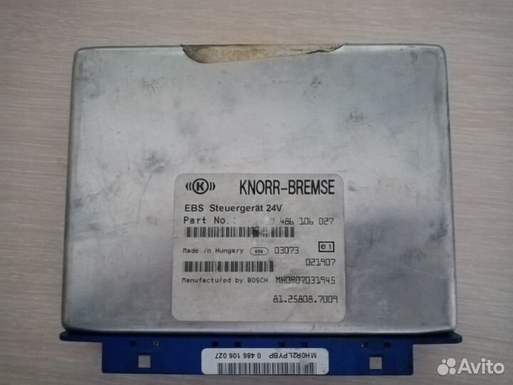 Блок управления ABS EBS MAN 4-series 81.25808.7009