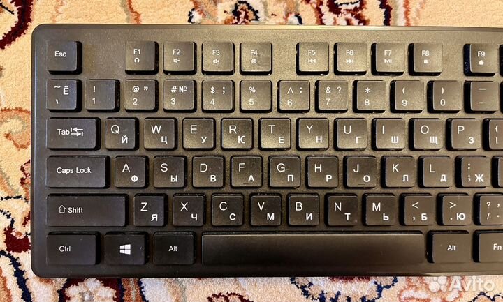 Клавиатура Acer OKW020 черный USB slim