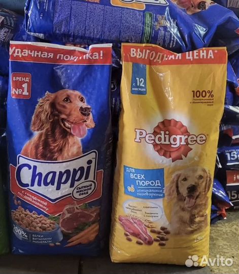 Корм для собак Chappi 15 кг, Pedigree