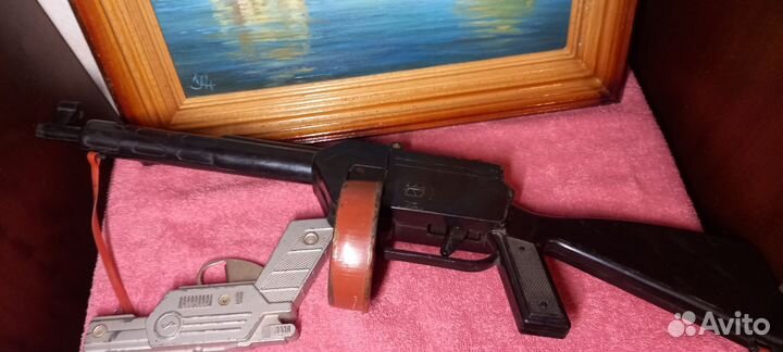 Игрушки СССР, автомат пистолет