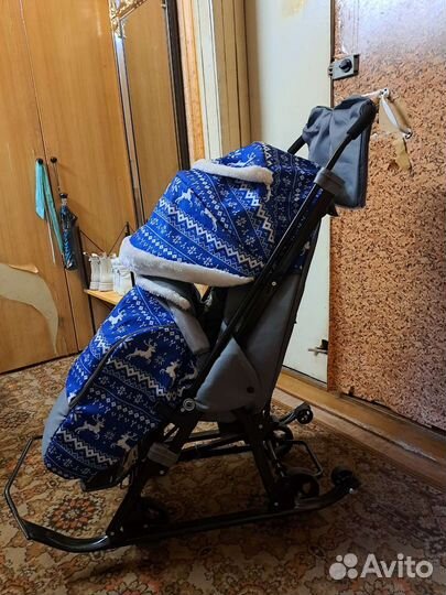 Зимние санки-коляска Ника Galaxy