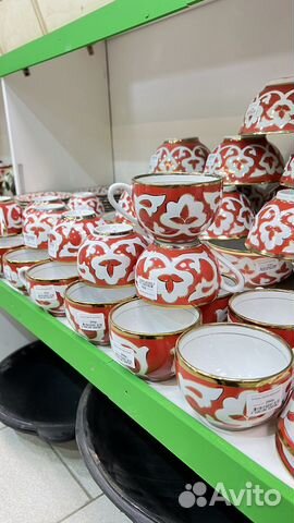 Чайные чашки с блюдцами