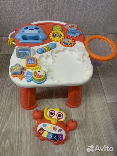 Развивающий стол BabyGo 2 в 1. Столик + ходунки