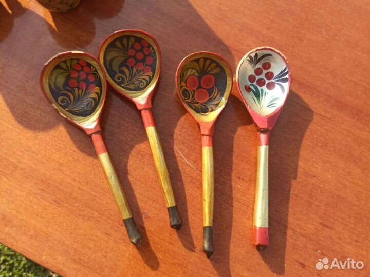 Сувенирная посуда деревянная