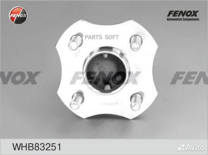 Fenox WHB83251 WHB83251 к-кт подшипника ступицы за