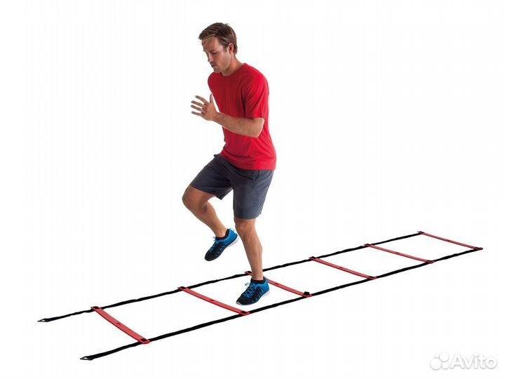 Набор для тренировки(парашют, лестница, фишки) нов