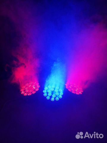 Led par dmx 18x12w rgbw прожектор сценический свет