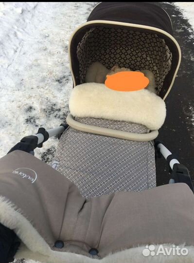 Коляска teutonia cosmo v4 с зимним конвертом