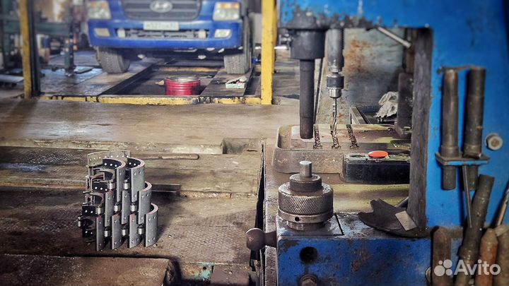 Наклепка тормозных колодок