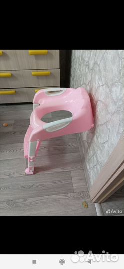 Сидушка на унитаз со ступенькой