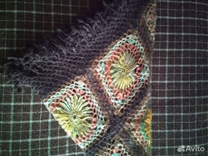 Оренбургское пуховое пончо