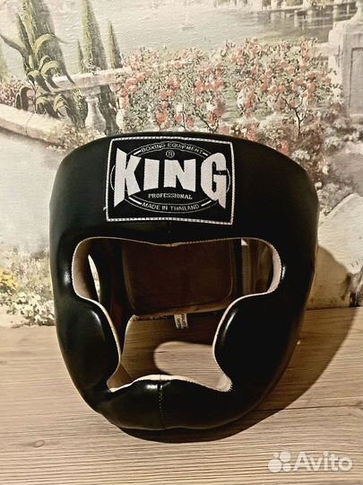 Шлем Top King, натуральная кожа