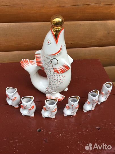 Коньячный набор рыбки