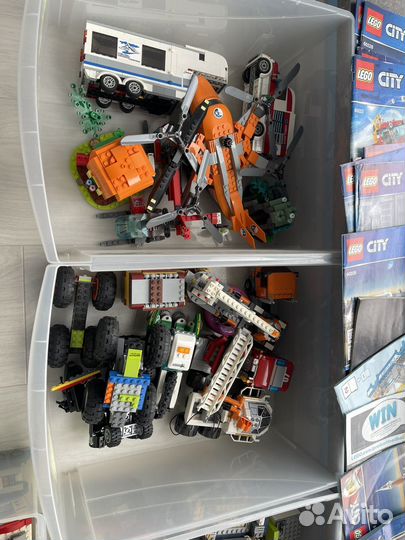 Lego россыпью с инструкциями