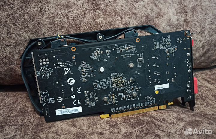 Видеокарта MSI GTX 750Ti 2Gb OC на пломбе без доп