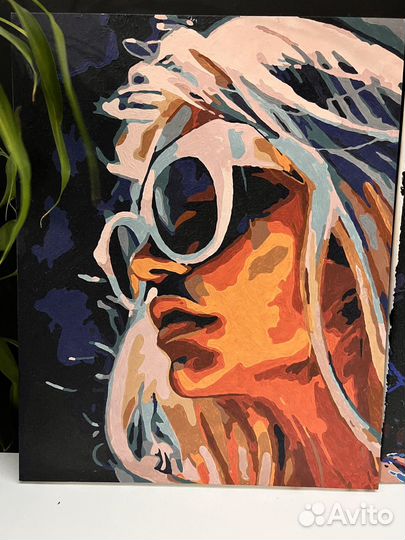 Картины по номерам раскрашенная