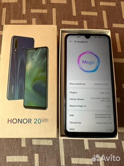 HONOR 20 Lite (Global), 4/128 ГБ