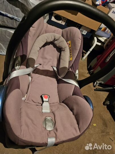 Автолюлька maxi cosi pebble с базой isofix