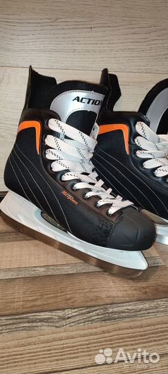Коньки хоккейные Action 45 размер