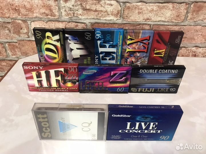 Аудиокассеты 10 шт