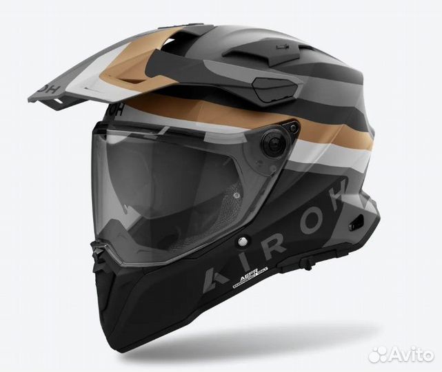 Мотошлем Airoh Commander 2 Doom, Gold Matt M