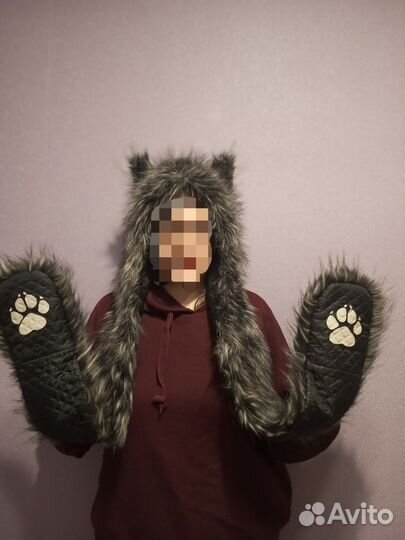 Шапка зимняя на подростка,взрослого унисекс