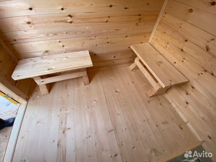 Готовая баня 5х2,25м Комфорт