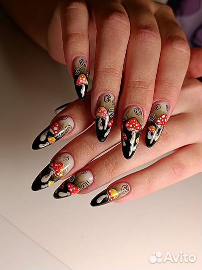 Маникюр, гель лак, наращивание ногтей, педикюр