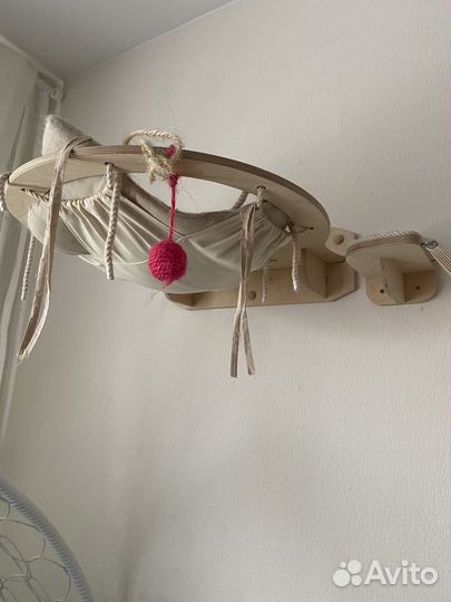 Игровой комплекс для кошек. Когтеточка,гамак, мост