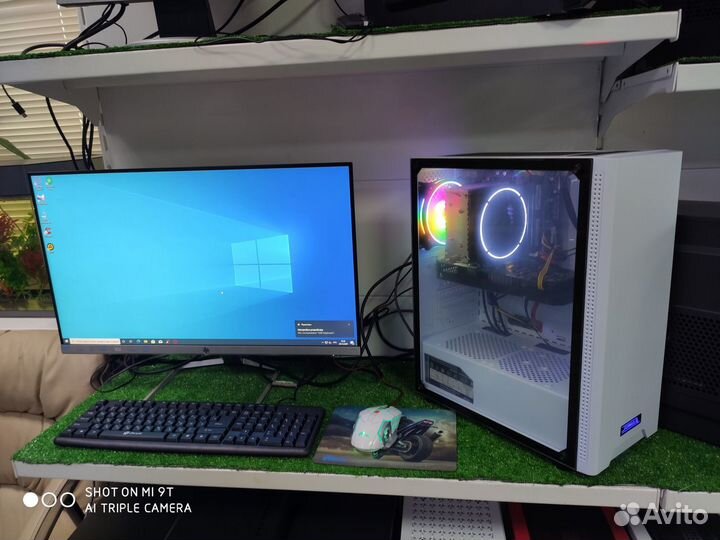 Белый красавец RTX3050 8gb+Core i5-10400 гарантия
