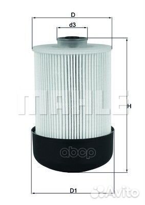 Фильтр топливный KX338/22D Mahle/Knecht