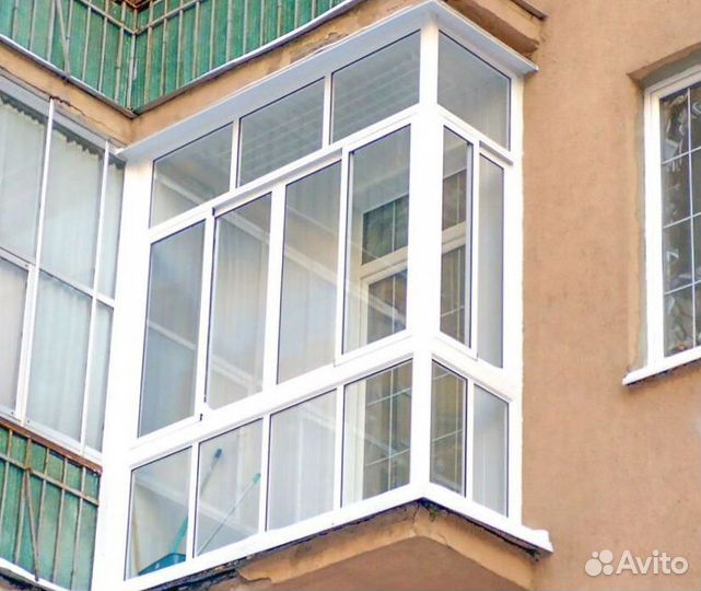Остекление балконов и лоджий под ключ N3671