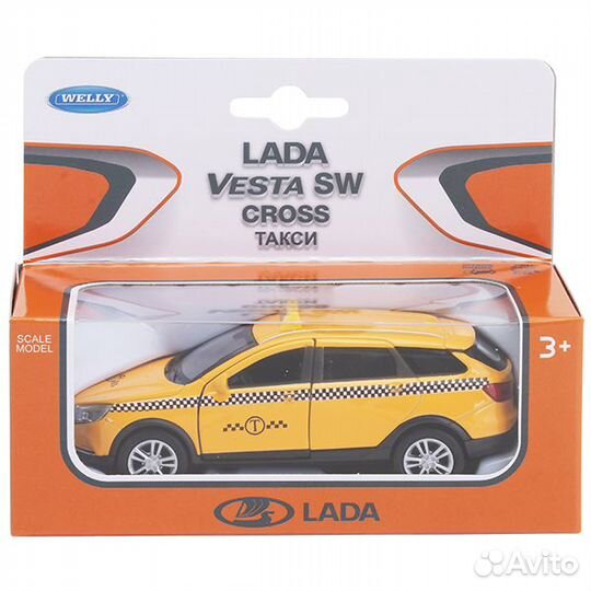 Модель LADA Vesta SW Cross такси Welly 43763