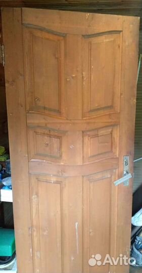 Дверь входная деревянная бу