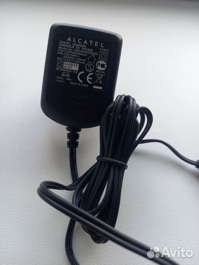 Зарядное устройство alcatel