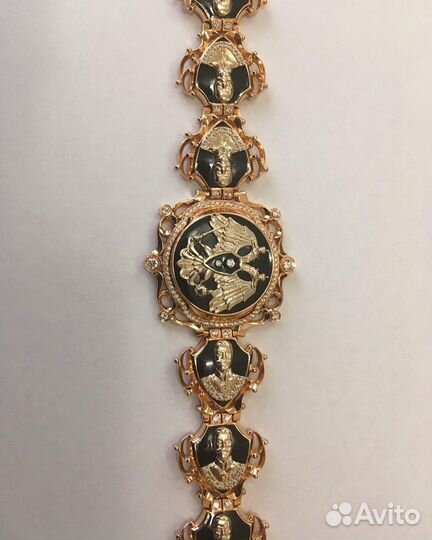 Золотой браслет 585 фараон