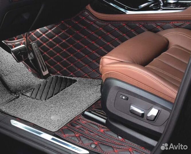 3D Коврики Range Rover Салон Багажник из Экокожи