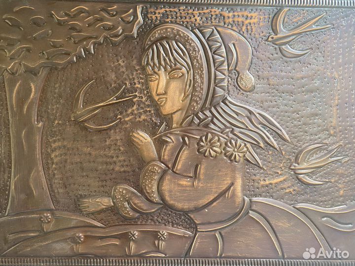 Чеканка медная СССР