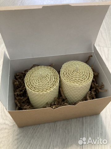 Свечи из вощины (подарочный набор)