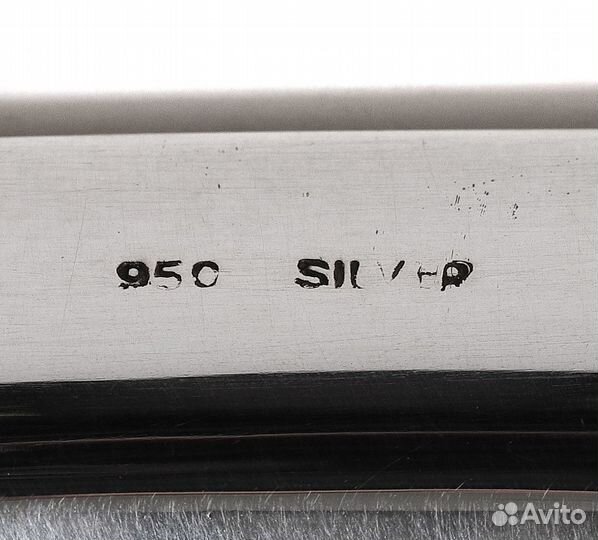 Серебряная фляжка со стопкой. Япония